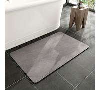 TEMU Alfombra de Baño de Diatomita SIXHOME, Adecuada para Baño y Ducha, Super Absorbente y de Secado Rápido, Antideslizante con Base de Goma, Delgada y , Ideal para Puertas, Baños Modernos ( )