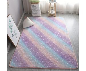 TEMU Alfombra que en , Alfombra Luminosa en , Rectangular, Lavable a - Ideal para Dormitorio Moderno, , Decoración Interior, Alfombra