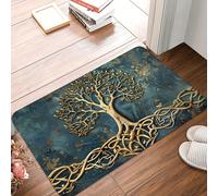 TEMU Alfombras de Cocina Antideslizantes Árbol de , Alfombras de Poliéster Lavables a Máquina con Base Absorbente de Agua para Sala de Juegos, Aula, Baño, Mesa de Comedor - 1.2cm de Grosor