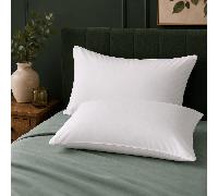 TEMU Almohada de Fibra 45x72 cm - Relleno 100% Poliéster Mullido y Transpirable, Firmeza Media, Almohada para Dormir, Cama de Matrimonio e Individual