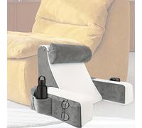 TEMU Almohada de lectura cómoda | Almohada de lectura y cómoda para cama | Almohada de respaldo para cama de 19 pulgadas, tamaño - Adecuada para adultos para ver TV/leer/ juegos
