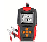 TEMU Analizador de Batería 12V 24V Herramienta de Prueba Digital SOH SOC CCA IR Medición para Coche Camión Moto Accesorios de Automóvil