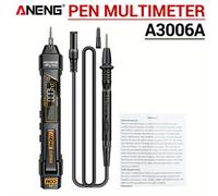 TEMU ANENG A3006A multímetro probador de voltaje 4000, contador, prueba NCV , condensador, instrumento para cables y vivo sin batería