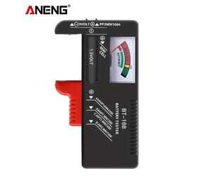 TEMU ANENG BT-168 Probador Digital de Baterías, Analizador de Capacidad de Baterías de Litio, Pantalla a Cuadros, Prueba de Pilas AAA, AA y Botón