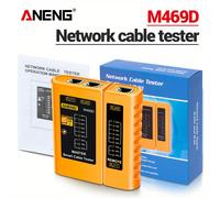 TEMU ANENG M469D Probador de Cable LAN RJ45, Probador de Cable de Red RJ45 RJ11 RJ12 UTP, Herramienta de Electricista para Reparación de Redes, Sin Batería