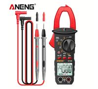 TEMU ANENG ST180 Multímetro Digital con Pinza de Medición, 4000 Cuentas, Amperímetro, Probador de Voltaje, Amp, Hz, Capacitancia, NCV, Ohm, Herramientas de Prueba Eléctrica, Se Envía Sin Baterías
