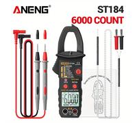 TEMU ANENG ST184 Multímetro Digital de Pinza 6000 Cuentas Profesional Medidor RMS AC/ Voltaje Corriente Hz Capacitancia Ohm