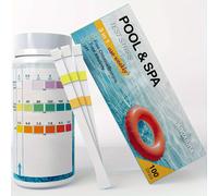 TEMU AQUALUNA 100pcs Tiras de Prueba para Piscinas y Spas - Kit de Calidad del Agua para Jacuzzi 3 en 1 para Cloro , Alcalinidad Total, de pH