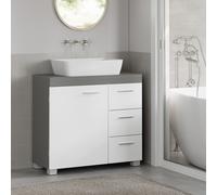 TEMU Armario de Baño, Mueble de Baño, 3 Cajones Grandes, 2 Compartimentos Detrás de , con Patas, 30 x 70 cm