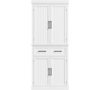 TEMU Armario de Cocina Costoffs con 2 Cajones y Estante Ajustable, Armario Buffet Multiusos para Comedor