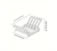 TEMU Artículo de Almacenamiento que para la Cocina - Estante Ajustable Estilo Cajón con Drenaje Separado y Rejilla para y de , Diseño Duradero e Hidrófilo, en la Cocina