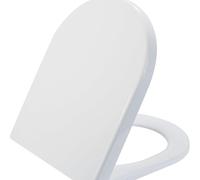 TEMU Asiento de Inodoro de Cierre y Rápida - Forma Alargada, Bisagras de Acero Inoxidable Ajustables y Resistentes, Cubierta de Asiento D/U para Fácil Instalación