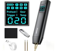 TEMU Awithz Máquina de soldadura por puntos portátil con pantalla digital, 90 niveles ajustables, ideal para entusiastas, fabricación de baterías, soldadura de 18650/Níquel/Hierro/Acero, etc.