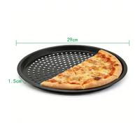 TEMU Bandeja de Hornear Pizza de Acero Perforada (Tamaño Grande )