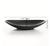 TEMU Bandeja Negra para Anillos, Platos, Joyería, Llaves, Organizador Decorativo, Cuenco para Joyas, Organizador Decorativo de Platos, Artículos de Cocina, Bandejas para Joyería