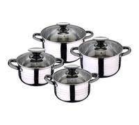 TEMU Bateria 8pc acero inoxidable para inducción Colección San PremiuDINA