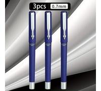 TEMU Bolígrafo de rodillo de acrílico ergonómico, 0,7 mm, negro y azul, 3/6/12 piezas, , de , cuerpo , punta , construcción de palo, tema de fantasía, marca Wuqiannian