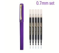 TEMU Bolígrafos de gel para firma de negocios, 1.0/0.7 mm, con punta de acero de gran capacidad y , agarre con ranura horizontal para escritura de tinta y