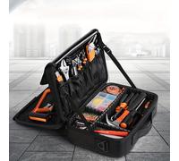 TEMU Bolsa de almacenamiento multifuncional portátil de lona Oxford engrosada y resistente al , ideal para herramientas de reparación de electricistas