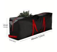 TEMU Bolsa de Almacenamiento para Árbol de Navidad de Tela Oxford, Duradera y Resistente al Desgarro para Suministros Festivos