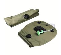 TEMU Bolsa de ducha portátil para camping con calentamiento solar, 5 galones (20L), con manguera extraíble y cabezal de ducha con de encendido/apagado para viajes, senderismo, playa, natación