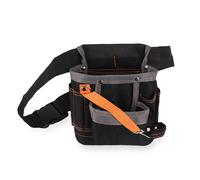 TEMU Bolsa de herramientas para electricista de tela Oxford con 8 bolsillos, con cinturón ajustable, bolsa de cintura, bolsa para instrumentos, calidad