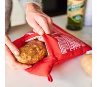 TEMU Bolsa Microondas Patatas, Patatas de Forma Rápida y Fácil en solo 4 , Bolsa para Cocinar en el Microondas, Ideal para Patatas, , , 23 x 20 cm -