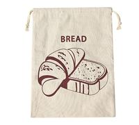 TEMU Bolsa Reutilizable para Almacenar Pan de Resistencia - de Algodón con Cierre de de Bloqueo, Diseño de Ancha para , y Pasteles - de Pan para Despensas, Panaderías y Cocinas