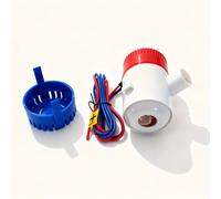TEMU Bomba de Agua Eléctrica 12V 1100GPH para Barcos, Hidroaviones, Autocaravanas y Flotantes - Accesorios Marinos