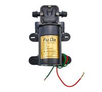 TEMU Bomba de Agua Eléctrica Agrícola 12V, Bomba Micro Diafragma Negra, 4.0LPM , Multiusos para de Autos, Jardín y Uso Exterior