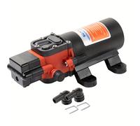 TEMU Bomba de con función de autoprimado, tipo diafragma, adecuada para barcos, duchas y baños, diseñada para caravanas de RV, opera a 35PSI y 12V, sin batería