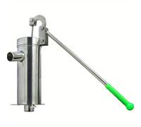 TEMU Bomba de de 32 mm para agua de profundo, bomba de manual de acero inoxidable para uso industrial, jardín, patio, granja y hogar