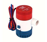 TEMU Bomba de suministro de agua de 1100 GPH, bomba de sentina de 12V, bomba de agua sumergible de CC para