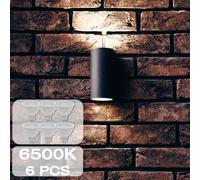 TEMU Bombilla LED MR16 de 12V con base GU5.3, 5W 40W a halógeno, AC/ 12V 24V Bajovoltaje MR16 GU5.3 Focos para Iluminación de de Inundación, No Regulable, 450LM, Ángulo de Haz de 38°
