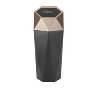 TEMU Bote de Basura para Coche con Diseño de Diamante de Almacenamiento para Coche Mini Bote de Basura para Camiones