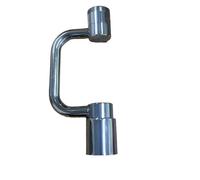 TEMU Brazo de extensión mecánico para grifo de acero inoxidable giratorio de 1080 grados con protector contra salpicaduras, 1 pieza