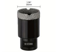 TEMU Broca de corona diamantada para madera, albañilería y mármol, 5-130 mm, M14, soldadura en vacío , para cerámica, granito y mármol