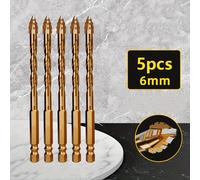 TEMU Broca excéntrica de hojas serradas, chapada, especial para taladrar azulejos de cerámica y hormigón, broca eléctrica, taladrado de ultra