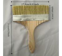 TEMU Brocha Profesional - Cerdas Duraderas para Pinturas de Látex y Aceite - Mango Ergonómico de de - Ideal para Decoración del Hogar e Uso Interior y Exterior