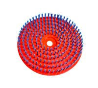 TEMU Cabezal de cepillo de limpieza , cabezal de cepillo de repuesto para cortacéspedes, tamaño 10 pulgadas, accesorios para el cuidado del césped y jardín, para deshierbar y de cemento