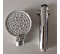 TEMU Cabezal de ducha de desmontable de presión, con 5 patrones de rociado, función de con botón, accesorio universal ABS, diseño a prueba de fugas, uso en baño