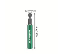 TEMU Cabezal de Taladro Magnético Fuerte con Varilla Conectora Telescópica, Herramienta de Soporte para Tornillo de Posicionamiento con Retráctil, Mango Hexagonal, de Extensión Eléctrico