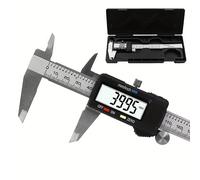 TEMU Calibrador digital de 6 pulgadas, calibrador Vernier, herramienta de medición, medidor de grosor de batería para mediciones de profundidad de 150 mm