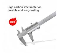 TEMU Calibrador Vernier de Precisión - Precisión de 0.01 mm, Adecuado para Medición Industrial, Estructura Metálica Duradera