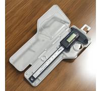TEMU Calibre Vernier Electrónico 150mm con Estuche de Almacenamiento, Herramienta de Medición Digital, , Función de Apagado Automático, Conversión Fácil entre Pulgadas y