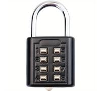 TEMU Candado de combinación impermeable: Cierre seguro y conveniente para gabinetes y puertas de exteriores