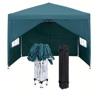 TEMU Carpa Plegable Portátil 3x3m con Protección UV - Refugio Instantáneo Ideal para Jardín, Piscina, - con Bolsa de Transporte y Cierres