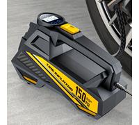 TEMU Carsun Inflador de Neumáticos Digital Portátil Compresor de Aire para Coche Bomba de Aire para Automóviles Motocicletas Bicicletas 12 Volt Luz LED