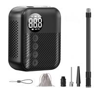 TEMU CaRSun Inflador de Neumáticos Portátil Sin Cable con Batería 150PSI, Compresor de Aire para Motos y Bicicletas, Bomba de Aire Portátil para Llantas de Motocicletas y Balones