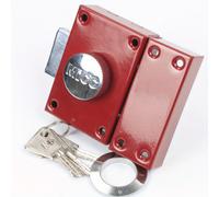 TEMU Cerradura antirrobo de metal con una sola llave, ideal para , tiendas, garajes, puertas de almacén, cerradura antirrobo y gruesa - Fácil de instalar y usar, no requiere montaje
